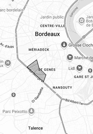 MAP BARRIERE DE PESSAC