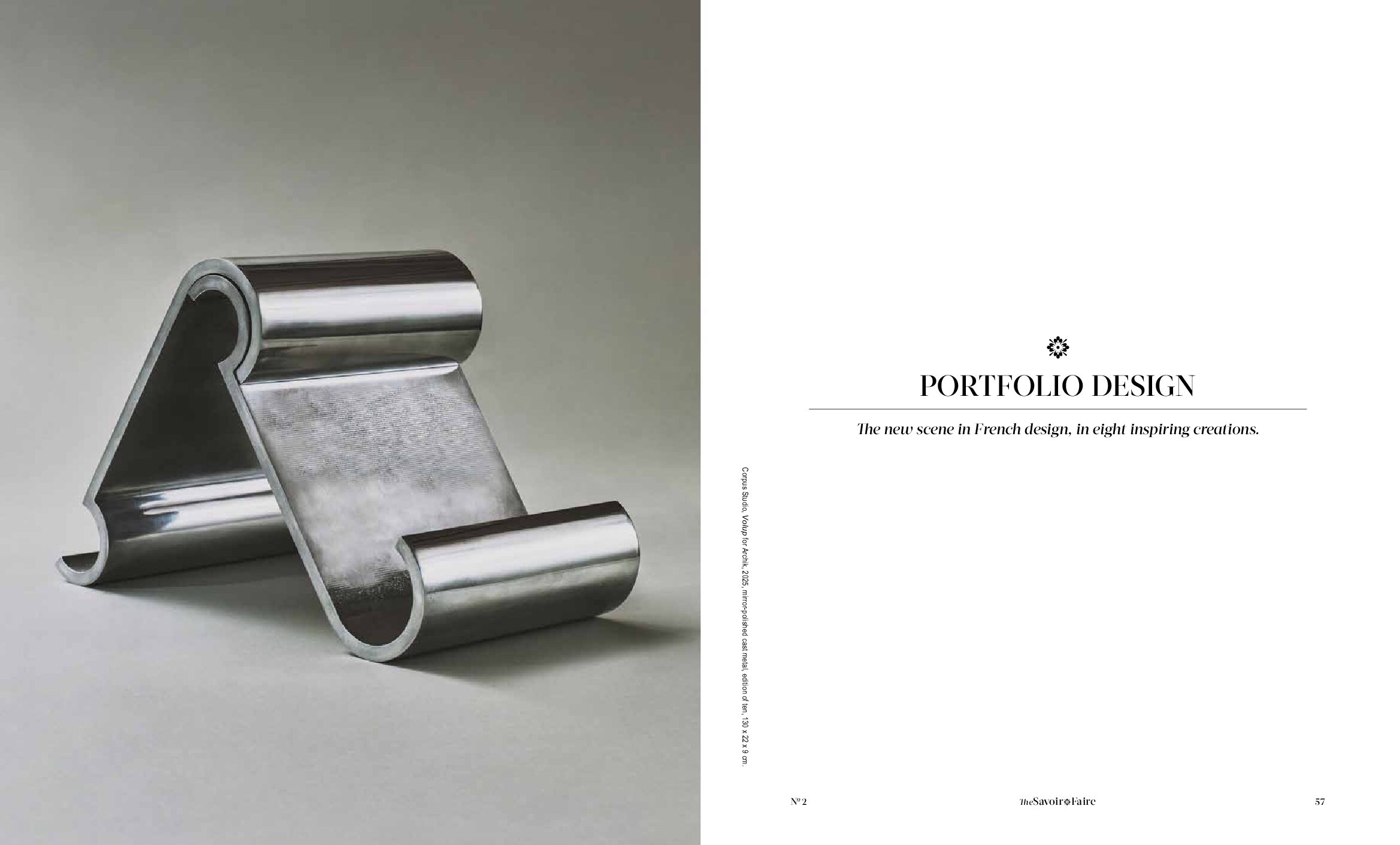 THE SAVOIR-FAIRE 02 - Ouverture Portfolio Design
