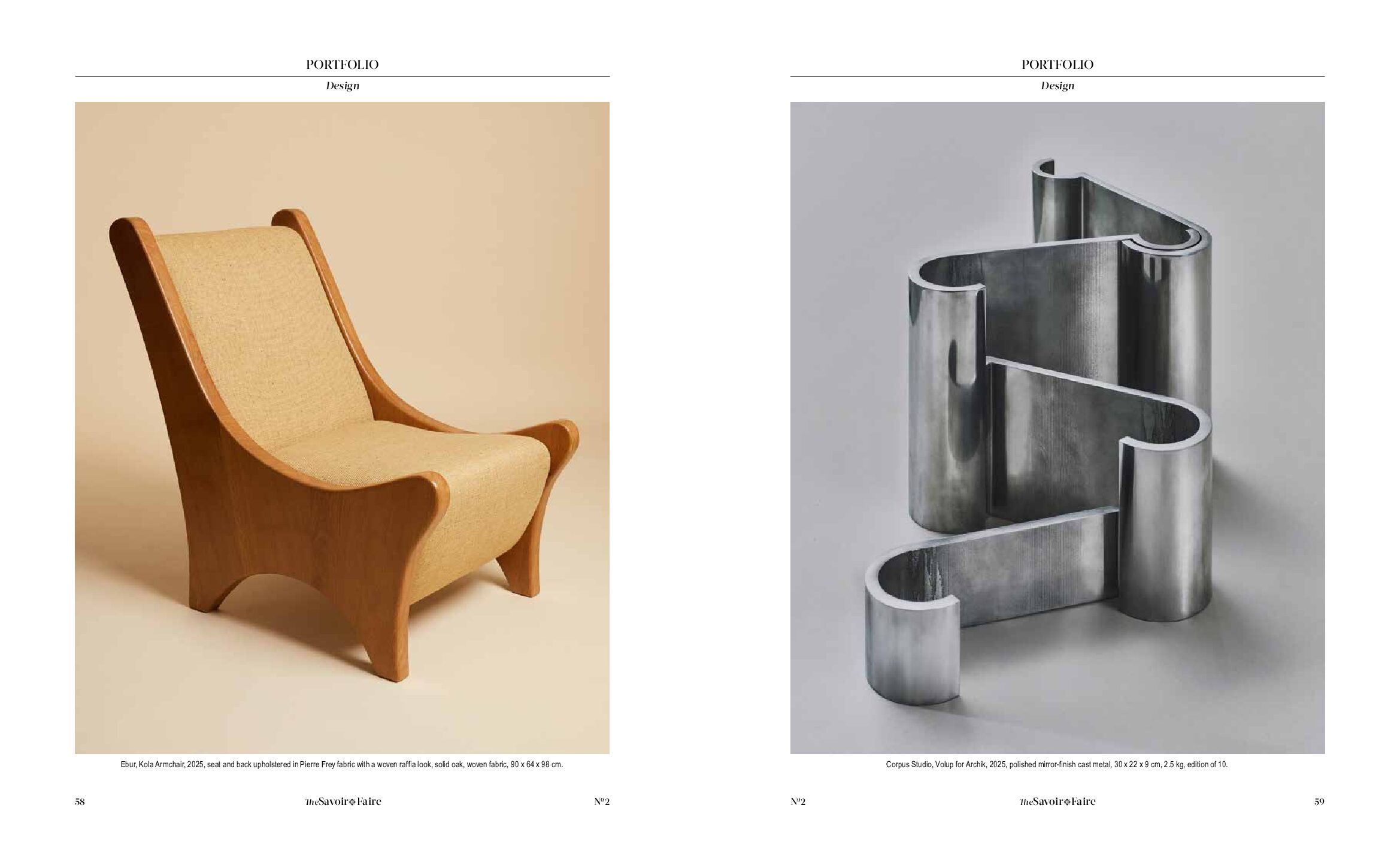 THE SAVOIR-FAIRE 02 - Portfolio DESIGN